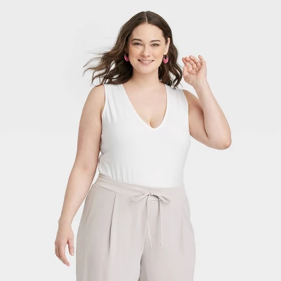 Women's V-Neck Bodysuit - A New Day™ 8 Women's V-Neck Bodysuit - A New Day™ - Image 8