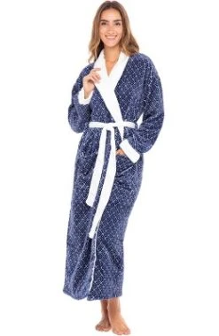 Women's Warm Fleece Winter Robe, Long Soft Plush Bathrobe -Women Clothing Sale GUEST 94487c02 83dc 4221 907d eedad2330aa8