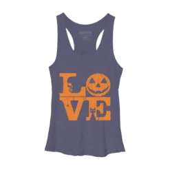 Women's Design By Humans Halloween Love Night Creepy Cute Fun By RedBirdLS Racerback Tank Top -Women Clothing Sale GUEST 95c21c46 08d3 4f2a 8732 7fc8fb789e95