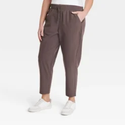 Women's Stretch Woven Taper Pants - All In Motion™ -Women Clothing Sale GUEST 960eab6e e6cf 48ed a473 4f1216e0c00a