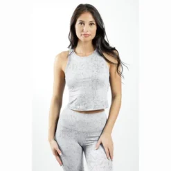 Yogalicious - Women's Nude Tech Water Droplet Crop Top -Women Clothing Sale GUEST 964ba0e8 3ed0 4b8e 9bcf 01406f11c46b