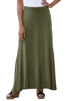 Jessica London Women’s Plus Size Everyday Knit Maxi Skirt -Women Clothing Sale GUEST 99f6b297 19ac 4c7a 88a0 c33fb70b5591