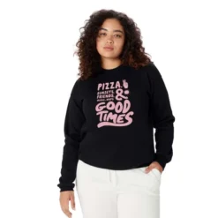 Phirst Pizza Sunsets Good Times Sweatshirt - Deny Designs