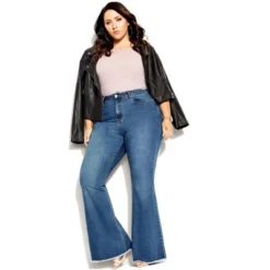 Women's Plus Size Harley Classic Flare Jean - Light Wash | CITY CHIC -Women Clothing Sale GUEST 9ce13847 9035 4681 b750 3e2c8fd28a3c
