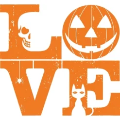 Women's Design By Humans Halloween Love Night Creepy Cute Fun By RedBirdLS Racerback Tank Top