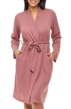Women's Soft Ribbed Waffle Rib Knit Wrap Robe With Pockets, Lightweight Bathrobe -Women Clothing Sale GUEST 9fe45803 df6a 4eb4 bad7 88c9f14a1a55