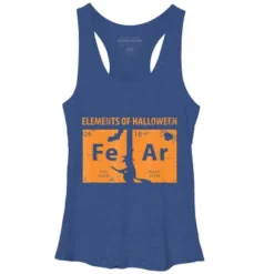 Women's Design By Humans Elements Of Halloween Tee (FeAr) Periodically By Luckyst Racerback Tank Top -Women Clothing Sale GUEST a097f147 16f4 4741 bc80 a00a0b5d3aa5