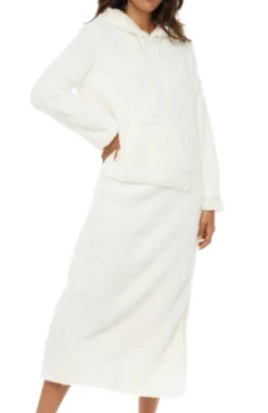 Women's Soft Plush Sweatshirt Robe, Long Hooded Fleece Loungewear -Women Clothing Sale GUEST a2ea1862 a874 440d a285 ee1f6d61af5f