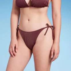 Women's Side-Tie High Leg Extra Cheeky Bikini Bottom - Wild Fable™ Brown -Women Clothing Sale GUEST a338ecaf 94ed 450b 9e93 5e5fa445dafd
