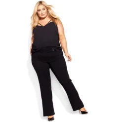 Women's Plus Size Smart Bengaline Pant - Black | CITY CHIC -Women Clothing Sale GUEST a47a8482 258f 4428 82c6 564bd9801c4f