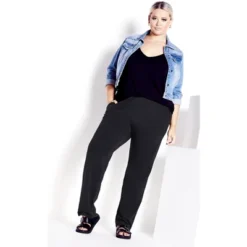 Women's Plus Size Supima® Active Pant Navy - Tall | AVENUE -Women Clothing Sale GUEST a4d07839 4295 4791 8969 ff6c3ef1c2a6