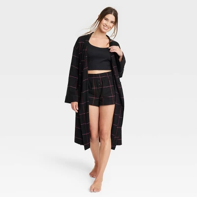 Women's Flannel Robe - Stars Above™ 2 Women's Flannel Robe - Stars Above™ - Image 2