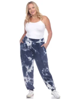 Women's Plus Size Tie Dye Harem Pants - White Mark 9 Women's Plus Size Tie Dye Harem Pants - White Mark -Women Clothing Sale GUEST aa07f78c a176 4da7 8951 03b78493a045