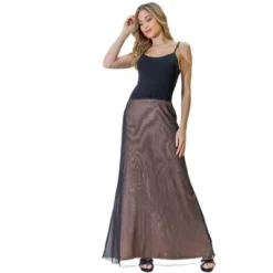 Womens Elastic Waist Sheer Fabric Overlay Maxi Skirt -Women Clothing Sale GUEST aa7eb879 6bcd 47ab 8c48 54c2b8f14550
