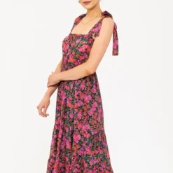 August Sky Women's Self Tie Midi Dress 7 August Sky Women's Self Tie Midi Dress -Women Clothing Sale GUEST ab05c0cd 9ad9 40b5 8dc4 125b5b24c81a