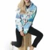 Members Only - Women's Bugs Patchwork Windbreaker Oversized Jacket