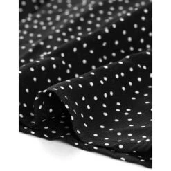 Allegra K Women's Vintage 3/4 Sleeve Boat Neck Ruffled Heart Dots Print Blouse -Women Clothing Sale GUEST ac4bd213 5778 4e6b 8445 a68c50cc9111