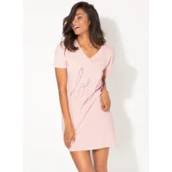 Smart & Sexy Women's Oversized Graphic V-Neck Sleep Shirt -Women Clothing Sale GUEST ac9013eb 7cc6 411d a021 f09dc26b6c2a