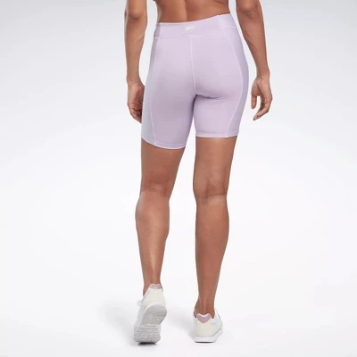 Reebok Yoga Performance Rib Shorts Womens Athletic Shorts 2 Reebok Yoga Performance Rib Shorts Womens Athletic Shorts - Image 2