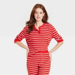 Women's Striped Matching Family Thermal Pajama Top - Wondershop™ Red 6 Women's Striped Matching Family Thermal Pajama Top - Wondershop™ Red -Women Clothing Sale GUEST af93c997 f3b4 4264 b838 191739eb62cc