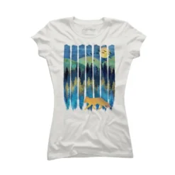 Junior's Design By Humans Fox Forest Night By Maryedenoa T-Shirt 21 Junior's Design By Humans Fox Forest Night By Maryedenoa T-Shirt -Women Clothing Sale GUEST b26b4a84 67af 490b a267 1b7d98ac52cc