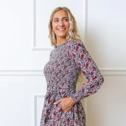 Hope & Henry Womens' Long Sleeve Smocked Ruffle Collar Dress 10 Hope & Henry Womens' Long Sleeve Smocked Ruffle Collar Dress -Women Clothing Sale GUEST b2d4af73 a3bd 4932 8b33 75091d6467fc