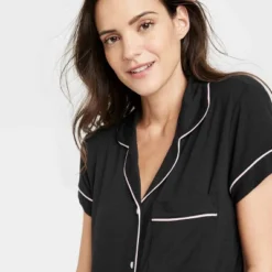 Women's Beautifully Soft Short Sleeve Notch Collar Top And Shorts Pajama Set - Stars Above™ -Women Clothing Sale GUEST b3888a0f 38bb 486d 90d5 dd6eed735eaa