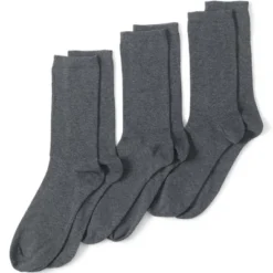 Lands' End Women's 3-Pack Seamless Toe Solid Crew Socks -Women Clothing Sale GUEST b4865b4d 7f1e 45d6 915a 96c171c75e16
