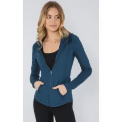 Yogalicious - Women's Slim Fit Hooded Track Jacket 32 Yogalicious - Women's Slim Fit Hooded Track Jacket -Women Clothing Sale GUEST b4de6269 fe72 472b 8676 7ba1bb7fab71