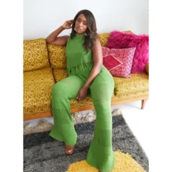 Rebdolls Women's Shanti Crochet Bell Bottom Pants W. Pockets -Women Clothing Sale GUEST b545709d cbba 4623 9f19 178bdb327ec7