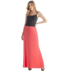 Womens Elastic Waist Sheer Fabric Overlay Maxi Skirt -Women Clothing Sale GUEST b5b61571 b331 4f6c 9669 fe93ad569b90