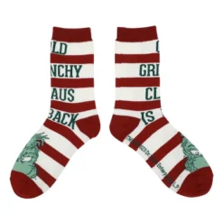 The Grinch Red And Green Womens Crew Socks (Pack Of 5) -Women Clothing Sale GUEST b7a37d88 6ceb 44f5 9ca5 c57180d14ccd