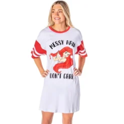 Disney Womens' The Little Mermaid Ariel Nightgown Pajama Shirt Dress White -Women Clothing Sale GUEST b7b3ee5a 04ad 466c b2cf 5aeae13128ff