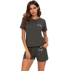 Cheibear Womens Sleepwear Crew Neck Nightwear With Shorts Loungewear Pajama Set 20 Cheibear Womens Sleepwear Crew Neck Nightwear With Shorts Loungewear Pajama Set -Women Clothing Sale GUEST b859e25b 0e26 4ecb be33 a208f82ad011