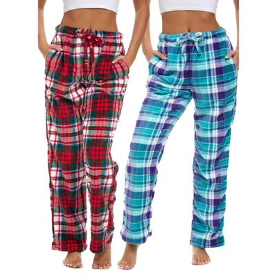 Women's Gift Box Of 2 Warm Plush Fleece Pajama Pants, Winter Lounge PJ Bottoms 7 Women's Gift Box Of 2 Warm Plush Fleece Pajama Pants, Winter Lounge PJ Bottoms - Image 7