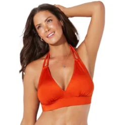 Swimsuits For All Women’s Plus Size Loop Strap Halter Bikini Top 12 Swimsuits For All Women’s Plus Size Loop Strap Halter Bikini Top -Women Clothing Sale GUEST bb9f2031 35cc 4612 8fb1 a3b882df56f0