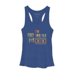 Women's Design By Humans I'm This Old - Old Data Storage Media By DsgnCraft Racerback Tank Top -Women Clothing Sale GUEST c03f0e1a 7074 46fb baf7 1b61c5bcf708