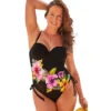 Swimsuits For All Women’s Plus Size Adjustable Underwire One Piece Swimsuit