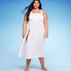 Women's Smocked High Slit Convertible Cover Up Dress - Wild Fable™ -Women Clothing Sale GUEST c45df215 bfa4 4f53 8845 a95cc6096cc9