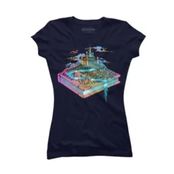 Junior's Design By Humans The World Is A Book By Tobiasfonseca T-Shirt -Women Clothing Sale GUEST c523677b 8804 4d84 937c 97be2beb9940