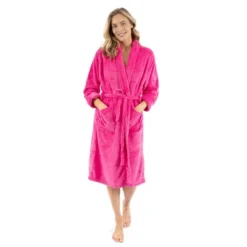 Leveret Womens Fleece Robe -Women Clothing Sale GUEST c542cabb 0a20 4941 b04a 3f9f66c95fbd