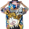 Members Only - Women's Garfield Windbreaker Oversized Jacket - Multi