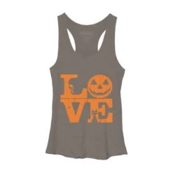 Women's Design By Humans Halloween Love Night Creepy Cute Fun By RedBirdLS Racerback Tank Top -Women Clothing Sale GUEST c706f413 d6ab 4556 9ea3 8d558bc1c033