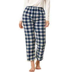 Allegra K Women's Plaid Fleece Pajama Winter Thick Warm Loungewear Home Pants -Women Clothing Sale GUEST c9cfd38f dbcd 434d 9d58 6c750bf0cca3