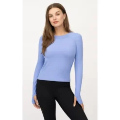 Yogalicious Womens Seamless Zaia Long Sleeve Active Shirt -Women Clothing Sale GUEST cb8c259b 767c 4237 8d39 94d5da3e960e