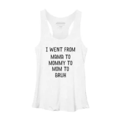 Women's Design By Humans Went From Mama To Bruh Text By NikkiArtworks Racerback Tank Top -Women Clothing Sale GUEST cbb83320 c7af 43ad abdb f96870630de6