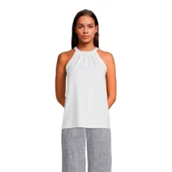 Lands' End Women's Light Weight Jersey Halter Neck Tank Top -Women Clothing Sale GUEST cc818c5d 39b7 4b20 a9a4 30e628aba878