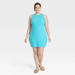 Women's Rib Racer Shift Dress - A New Day™ -Women Clothing Sale GUEST cce5c602 8f32 42ce 8760 f036e5ffc45e