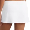 Sunsets Women's White Lily Sporty Skirted Bikini Bottom - 40B-WHILI