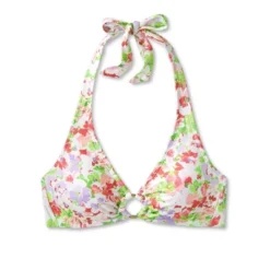 Women's Halter Center Front Ring Bralette Bikini Top - Shade & Shore™ Multi Floral Print -Women Clothing Sale GUEST cda75d99 a711 461a 9cd1 6176d950e3fa